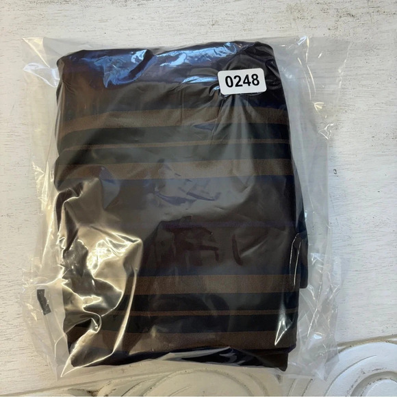 Zara Paper Bag Waist Pants Striped M - Picture 12 of 12